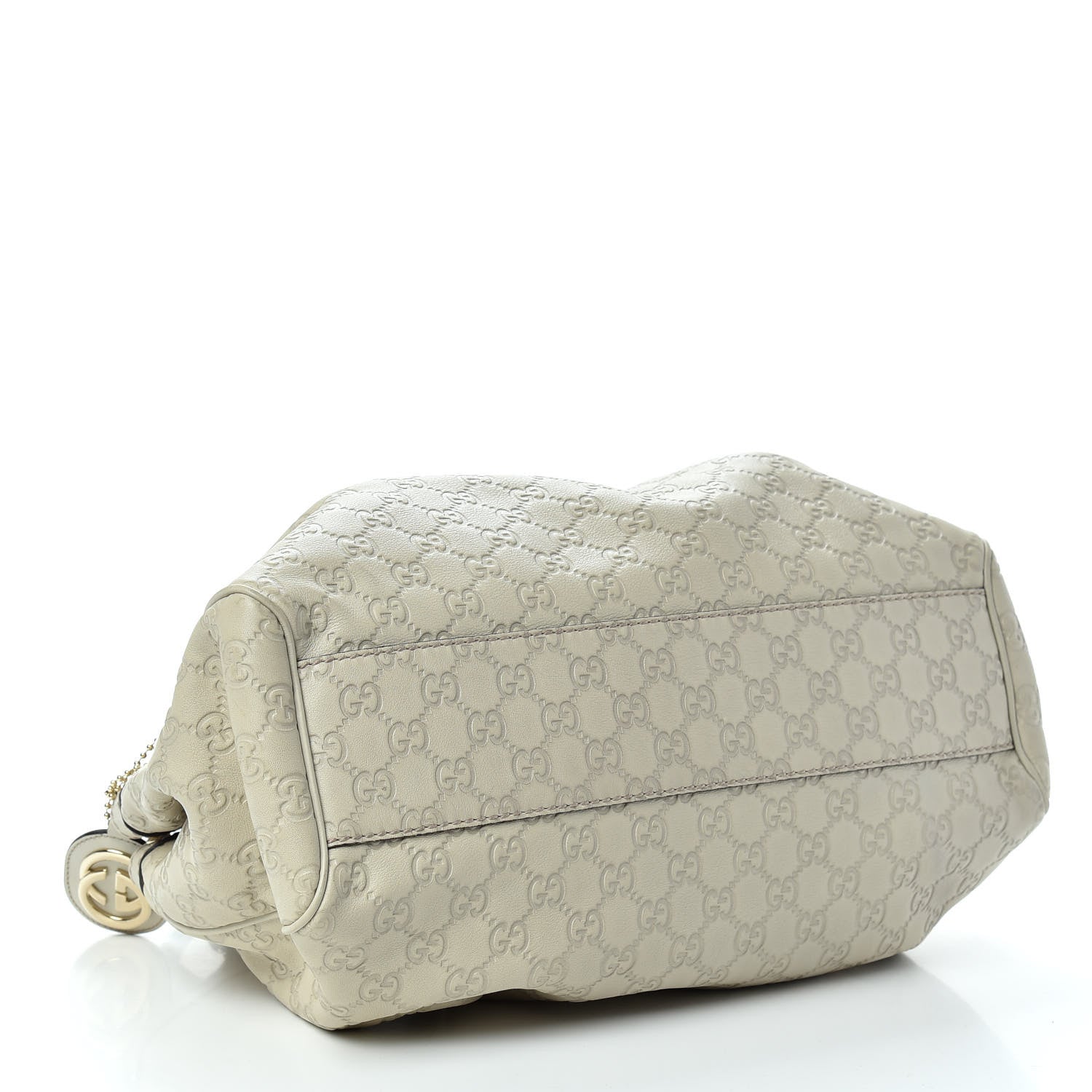 Gucci Guccissima Medium Sukey Tote Mystic White 4 of 10