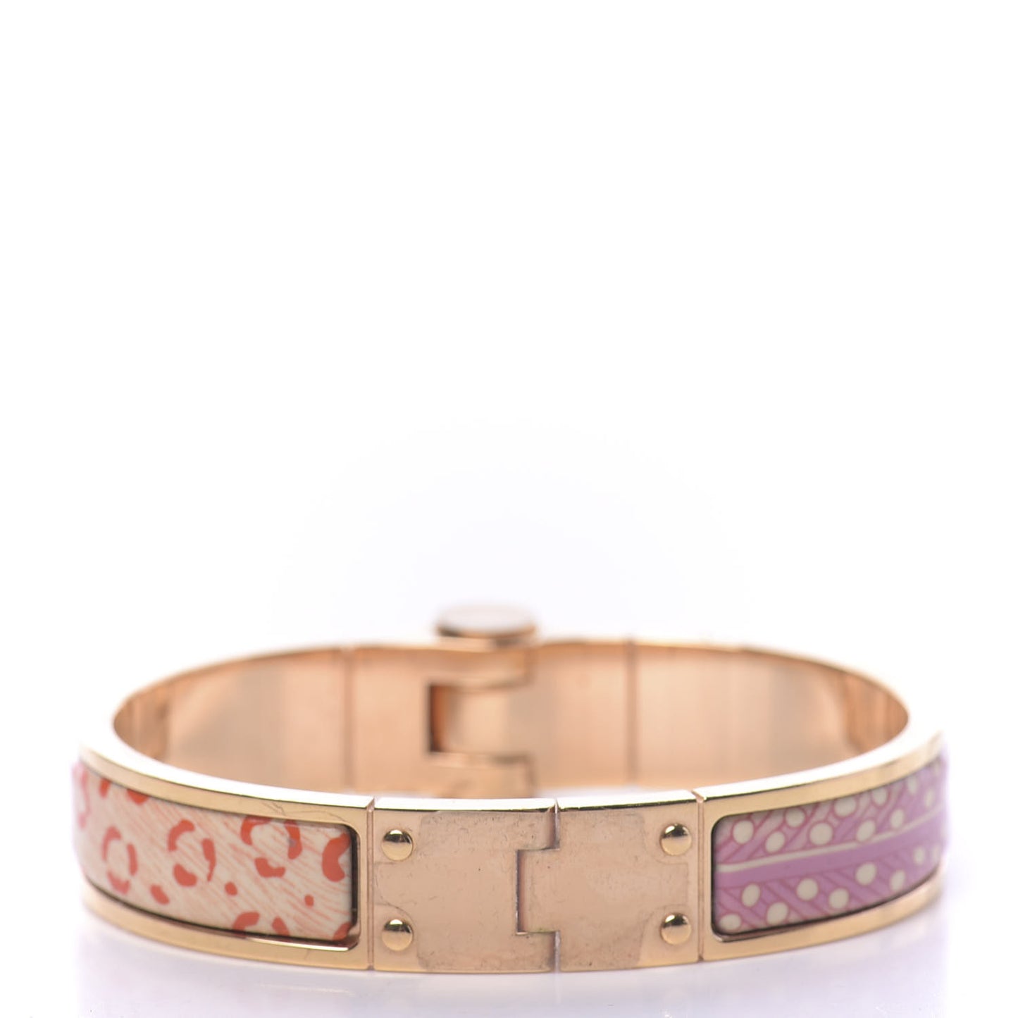 Enamel Printed Narrow Baobab Cat Hinged Bracelet S Graffitis Craft