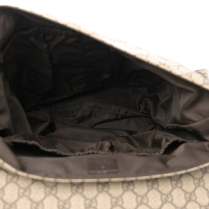 Gucci GG Plus Monogram Messenger Diaper Bag Dark Brown 5 of 14
