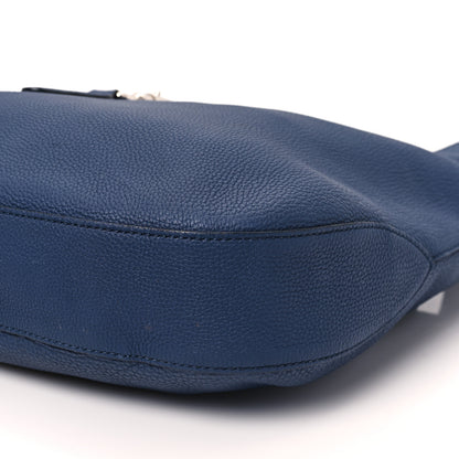 Gucci Soft Grained Calfskin Large Jackie Hobo Classic Blue Marine 11 of 14