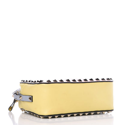 Valentino Garavani Calfskin Watercolor Rockstud Camera Crossbody Bag Rose Green Yellow Sky 4 of 8