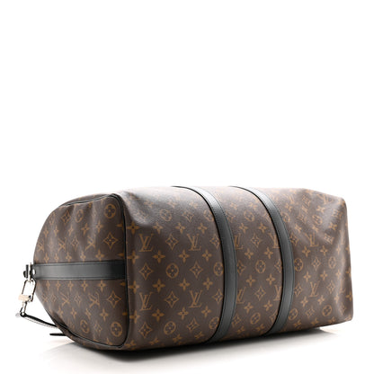 Louis Vuitton Monogram Macassar Keepall Bandouliere 45 3 of 10