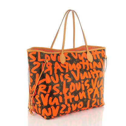 Louis Vuitton Monogram Graffiti Neverfull GM Orange 3 of 7