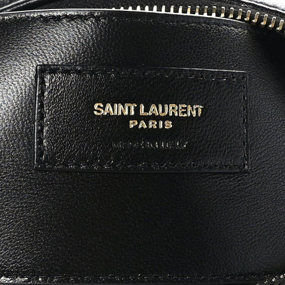 Saint Laurent Lambskin Monogram Small Sade Tube Bag Black 6 of 9