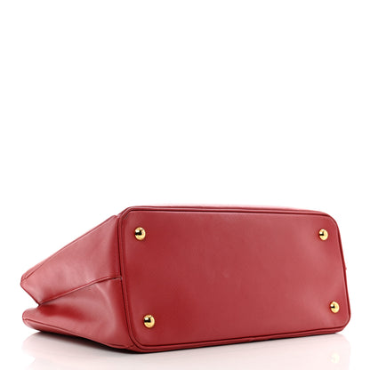 Prada Saffiano Lux Medium Tote Fuoco 4 of 11