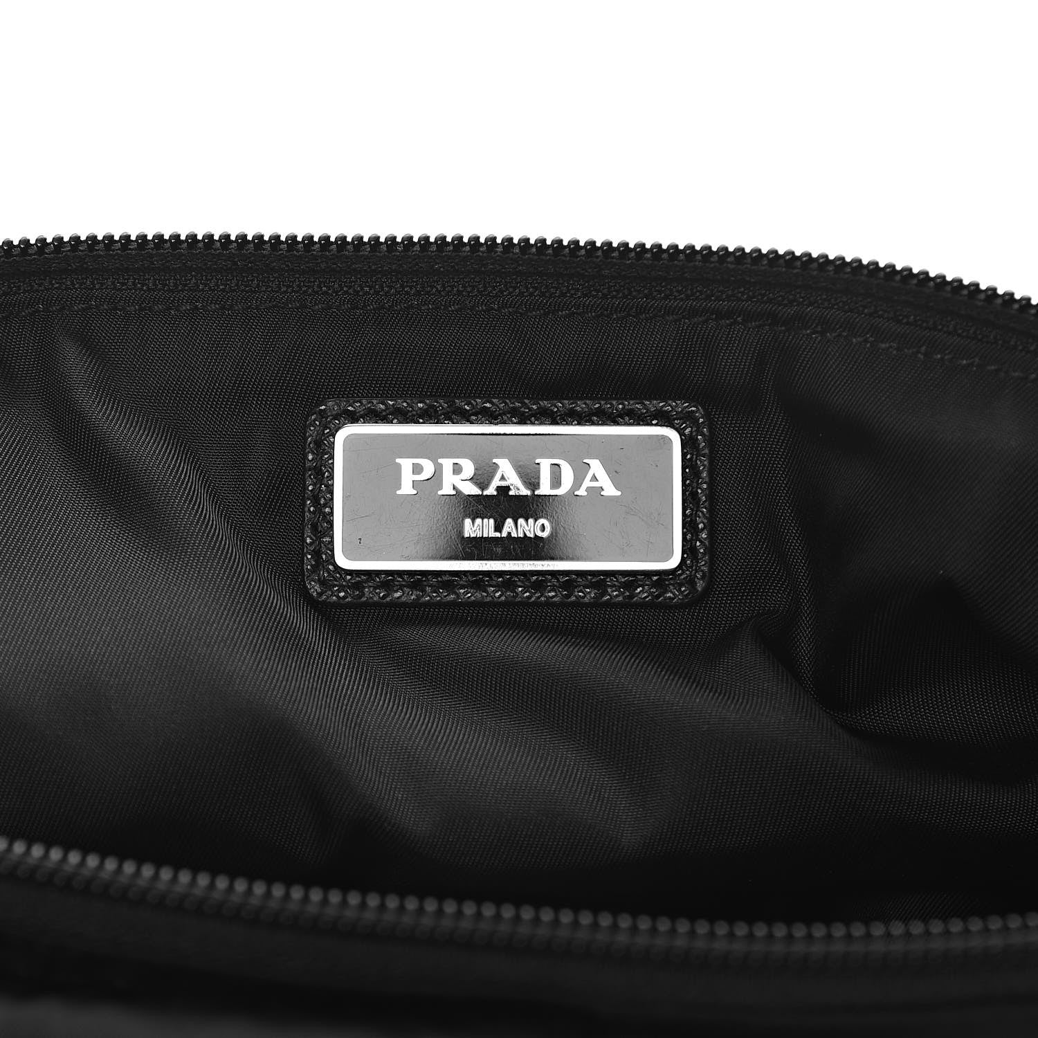 Prada Tessuto Nylon Belt Bag Black 9 of 11