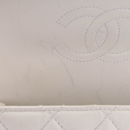 Chanel Lambskin Quilted Bekko Resin Mini Square Flap White 11 of 11
