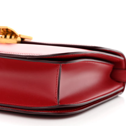Celine Box Calfskin Medium Classic Box Flap Bag Red 11 of 12