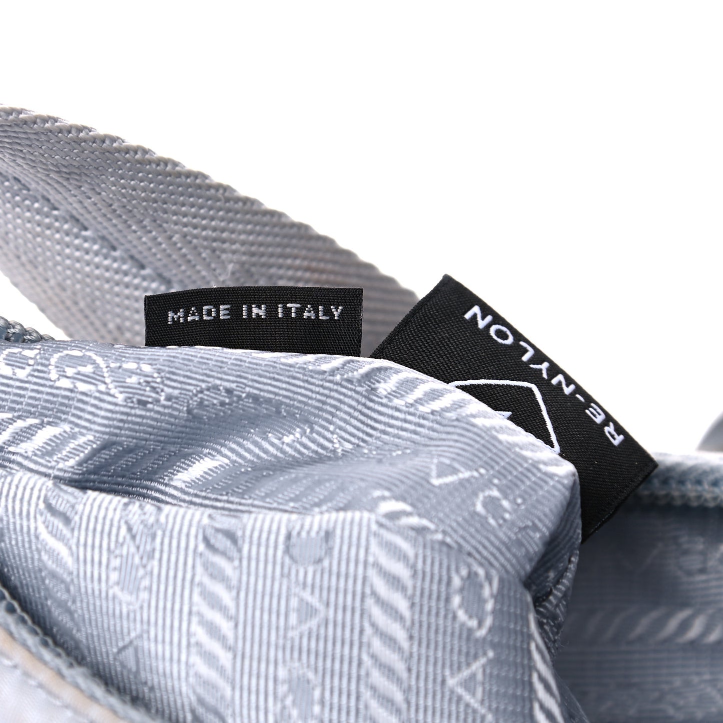 Re-Nylon Saffiano Mini Re-Edition 2005 Bag Fiordaliso