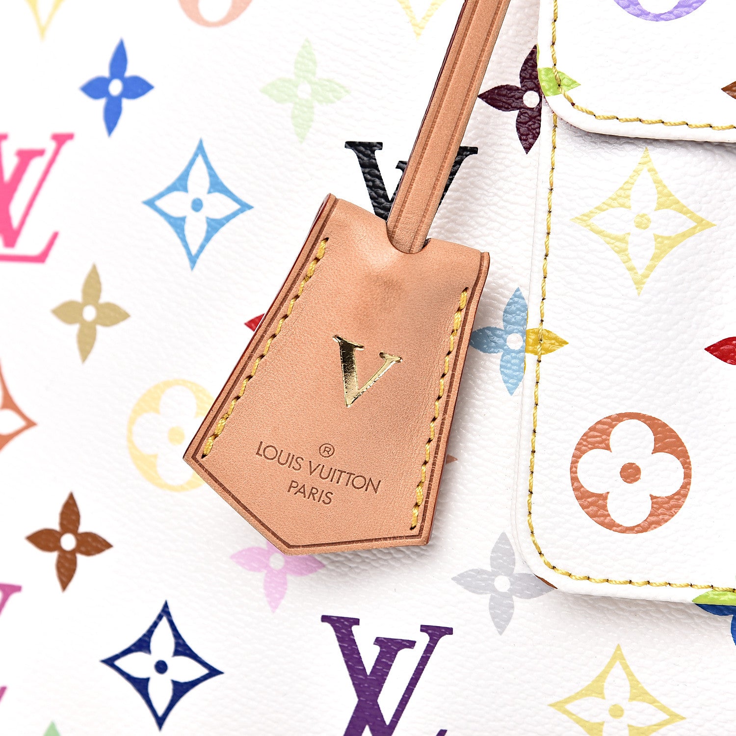Louis Vuitton Monogram Multicolor Alma GM White 15 of 15