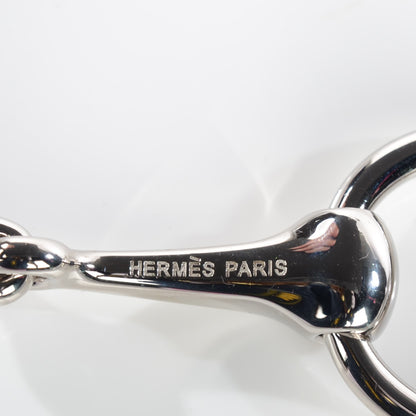 Hermes Palladium Mors Scarf Ring Silver 4 of 5