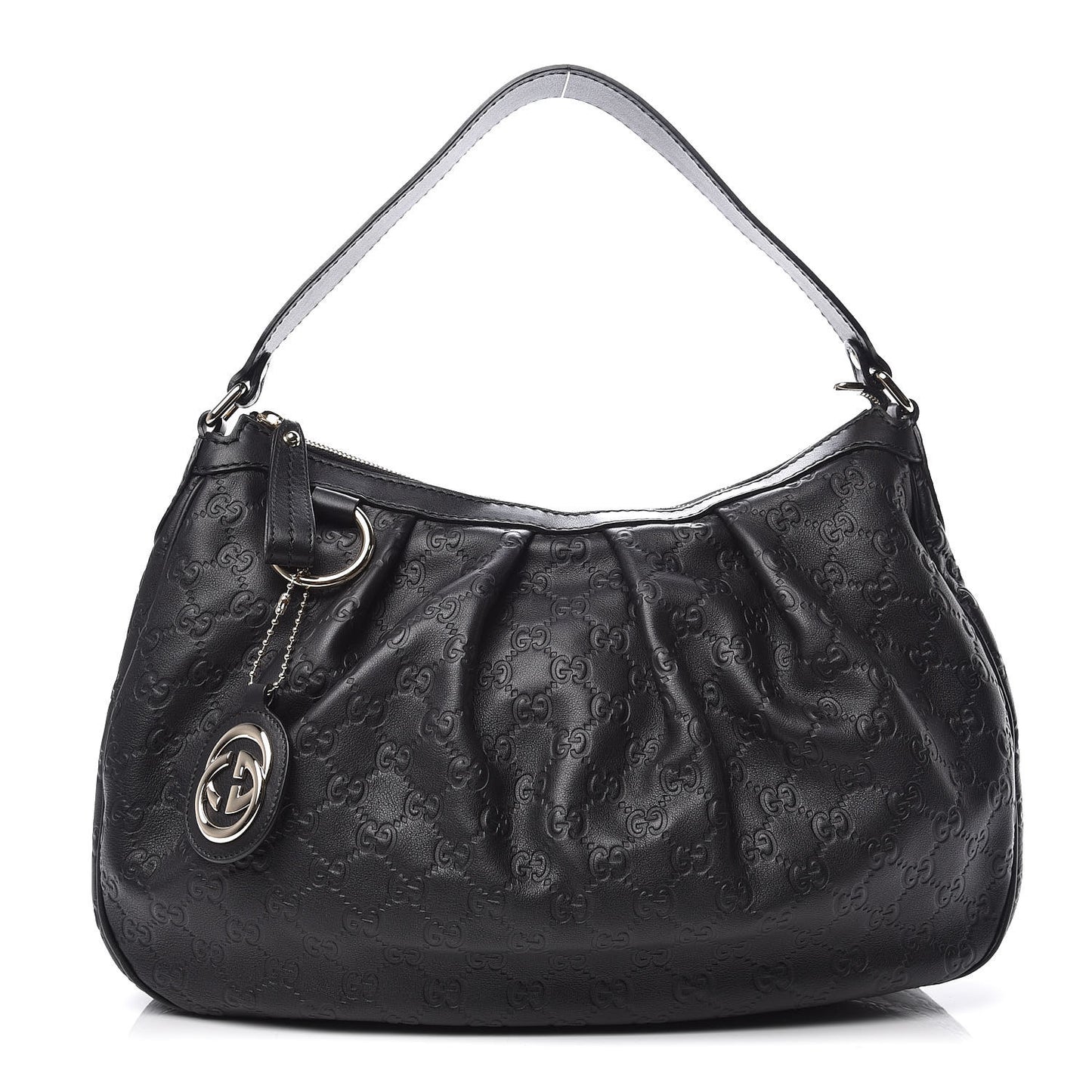 Guccissima Medium Sukey Hobo Black