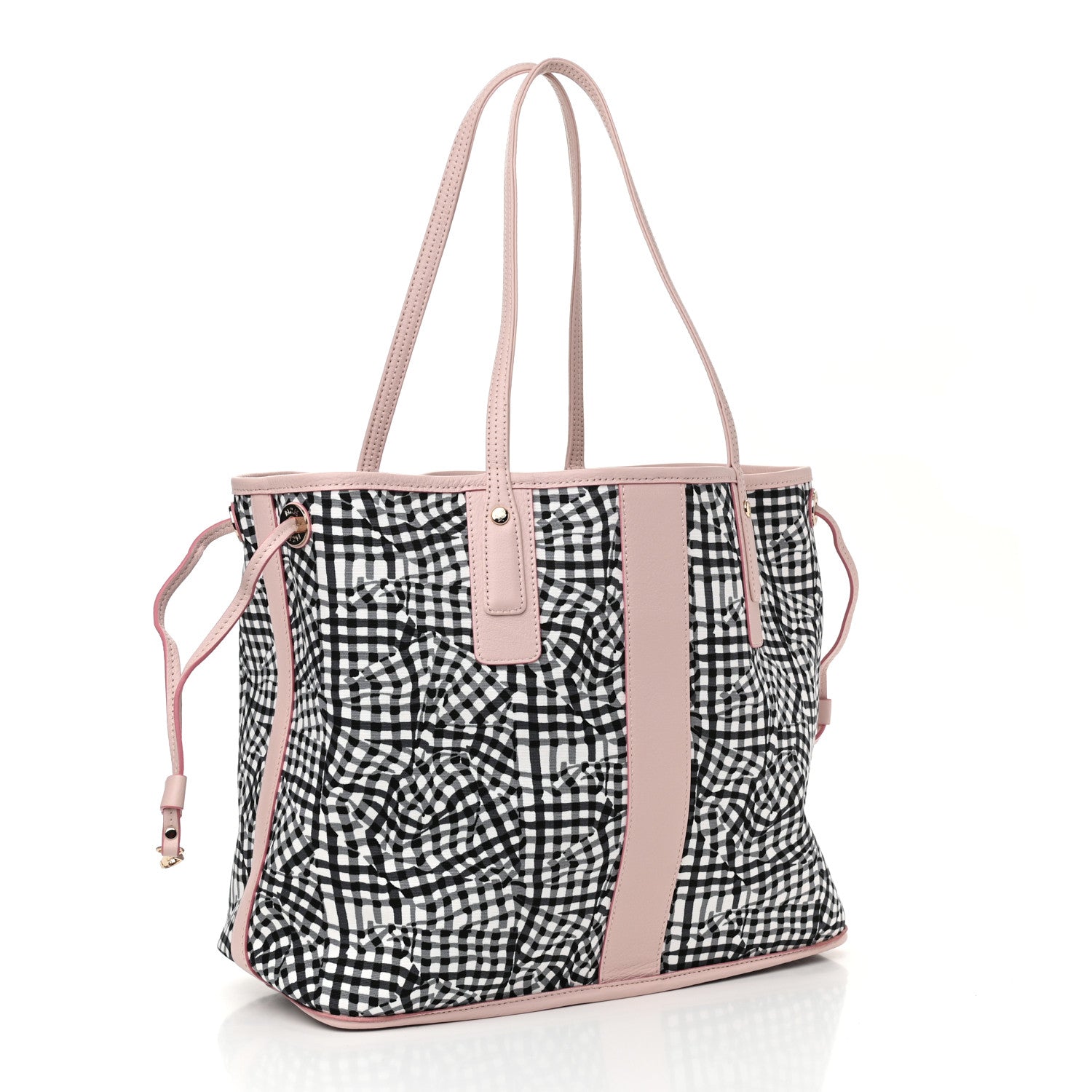 MCM Visetos Medium Liz Reversible Shopper Tote Powder Pink 7 of 16