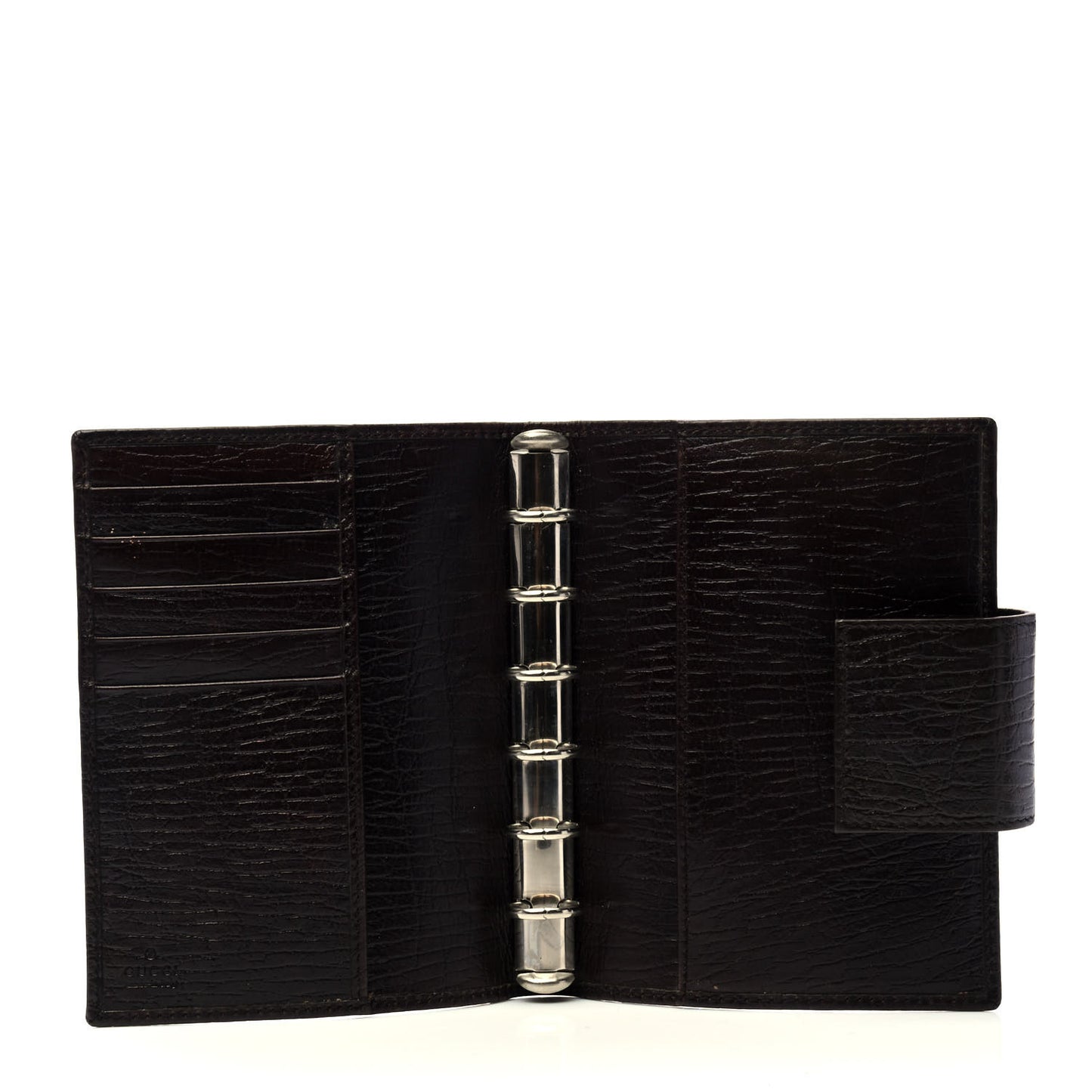 Monogram Web Small Ring Agenda Brown