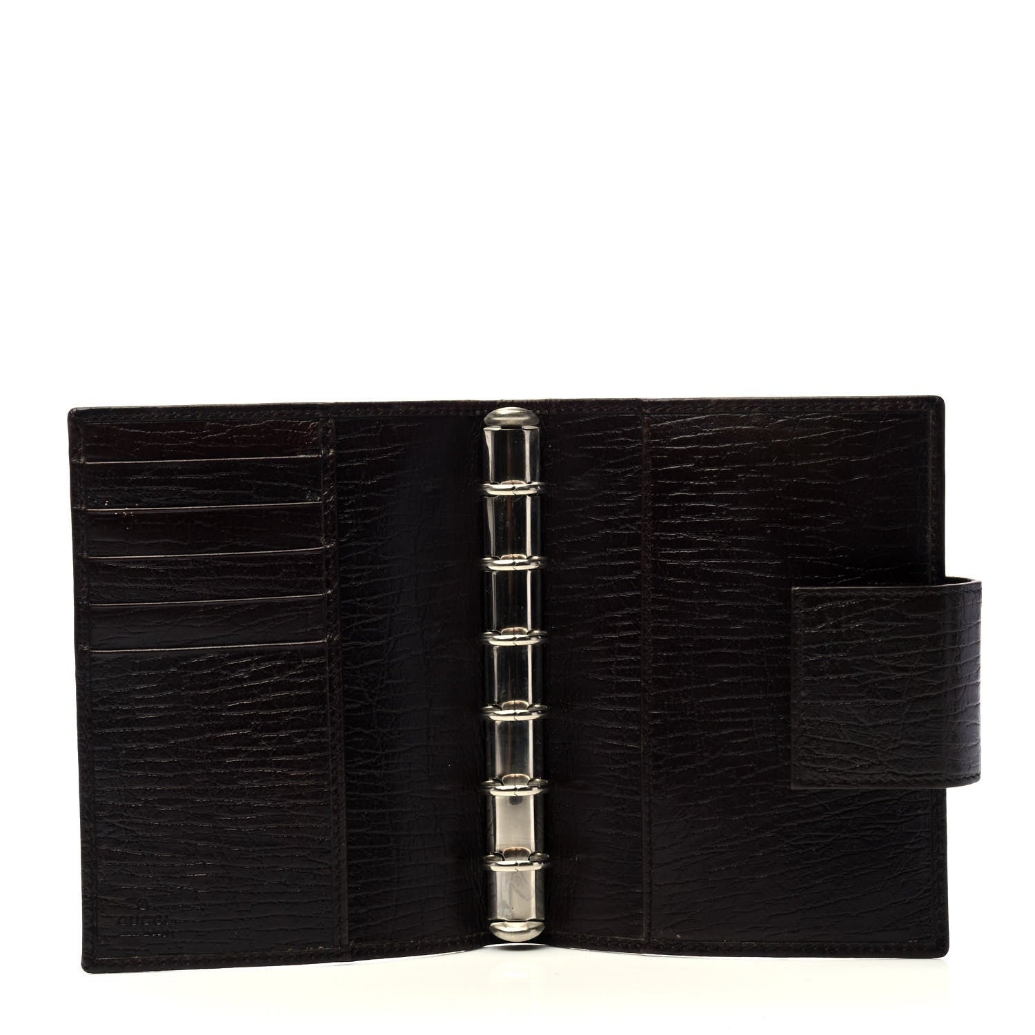 Gucci Monogram Web Small Ring Agenda Brown 3 of 4