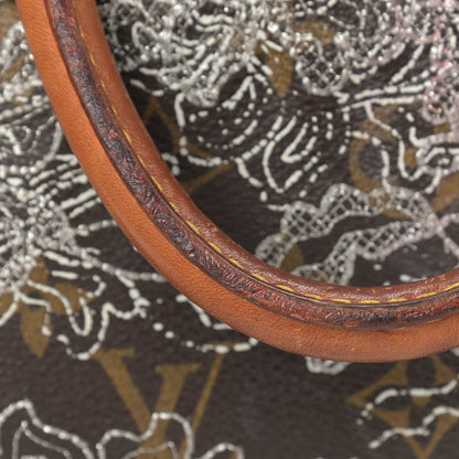 Louis Vuitton Monogram Dentelle Speedy 30 Silver 17 of 19