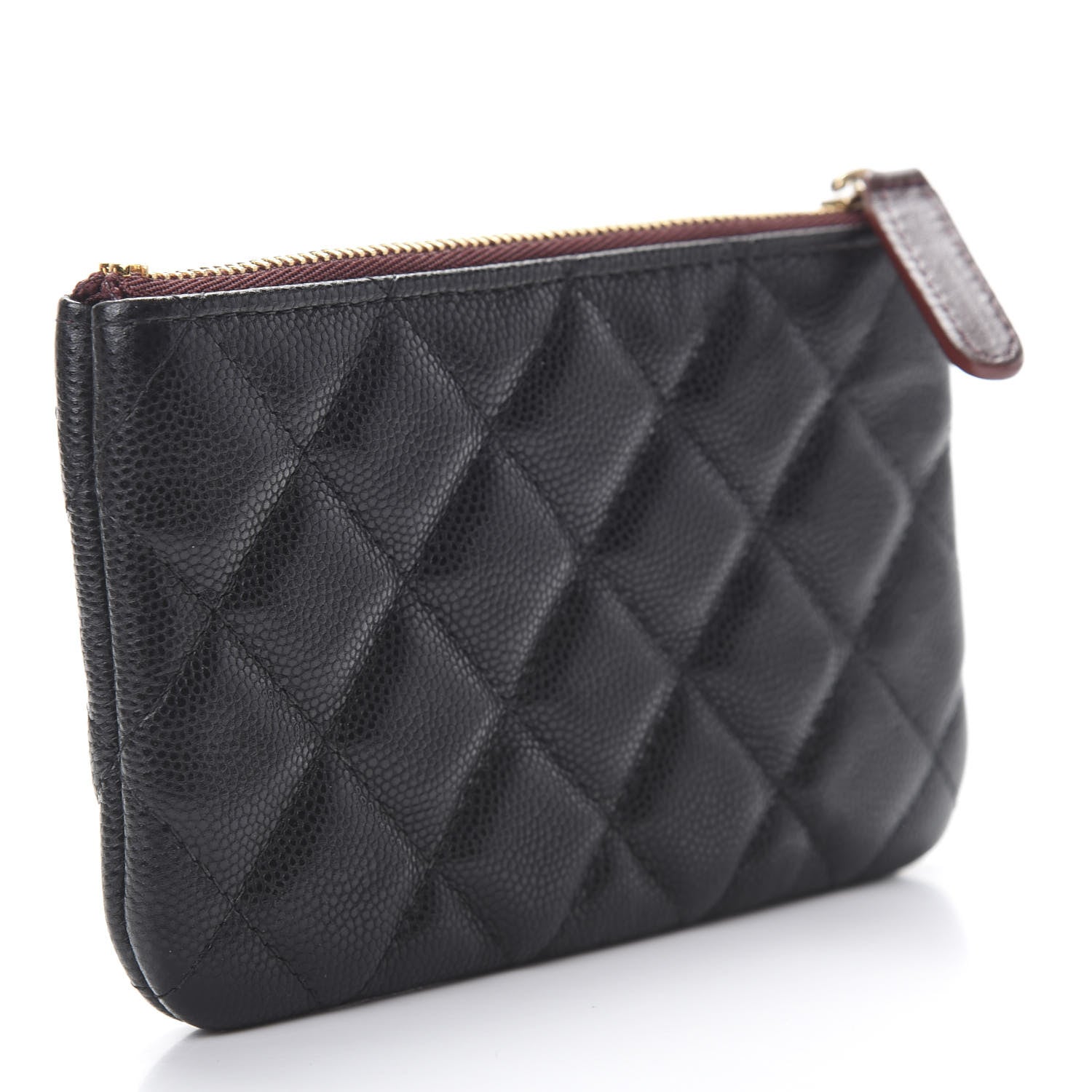 Chanel Caviar Quilted Small Cosmetic Case Black 4 of 8