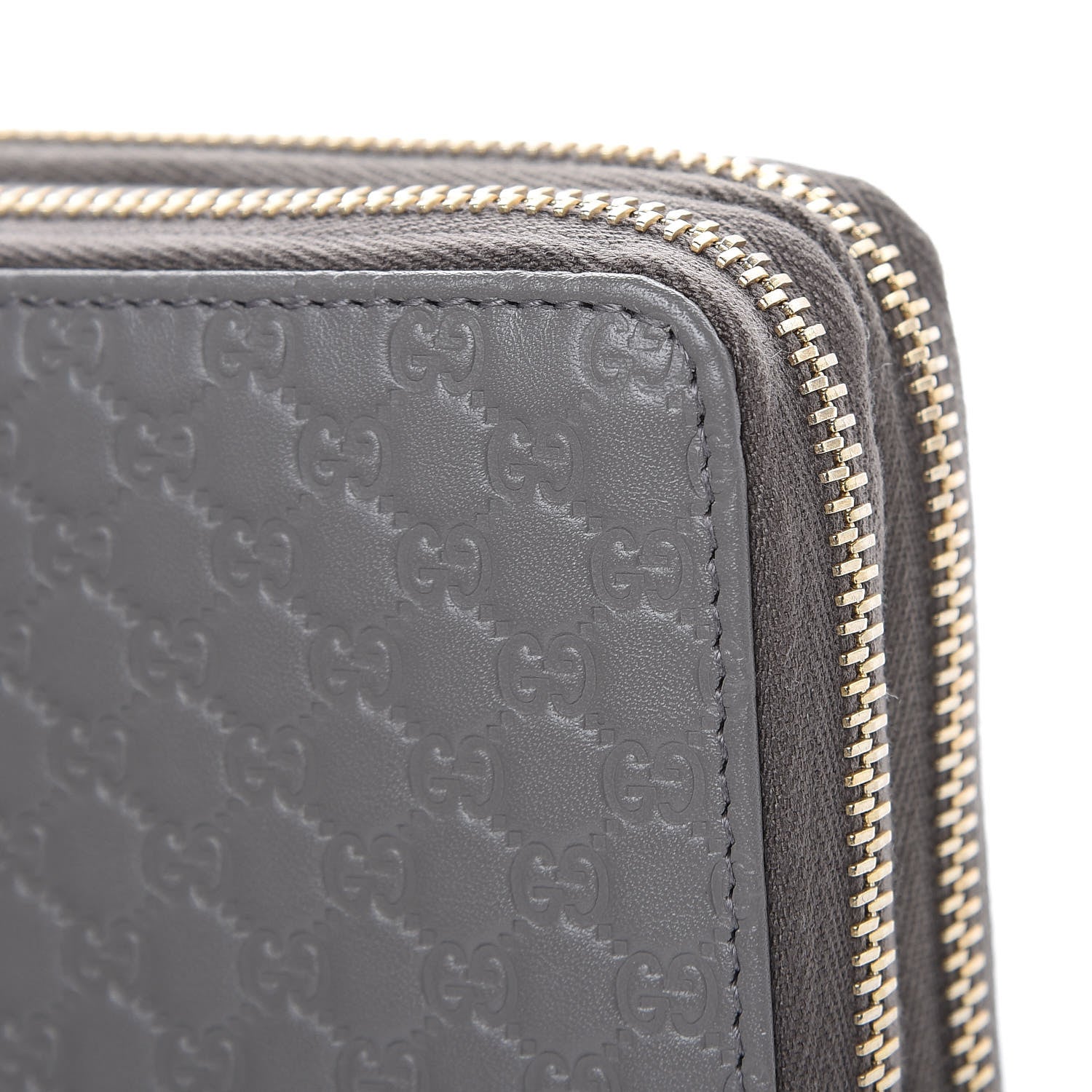 Gucci Soft Microguccissima Zip Around Top Handle Travel Wallet Loess 9 of 12
