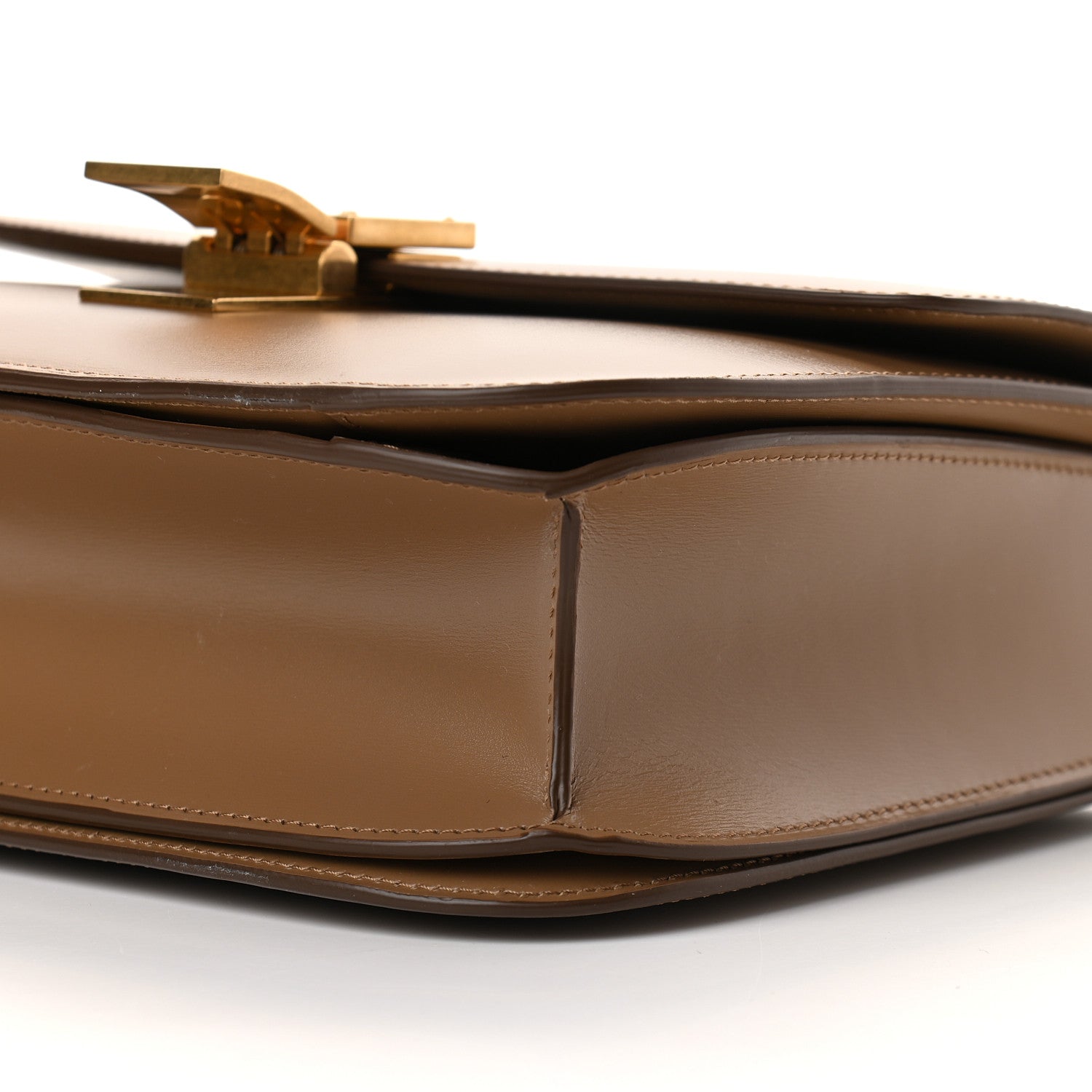 Celine Smooth Calfskin Medium Classic Box Flap Bag Light Camel 8 of 8