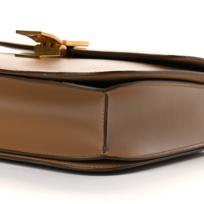 Celine Smooth Calfskin Medium Classic Box Flap Bag Light Camel 8 of 8