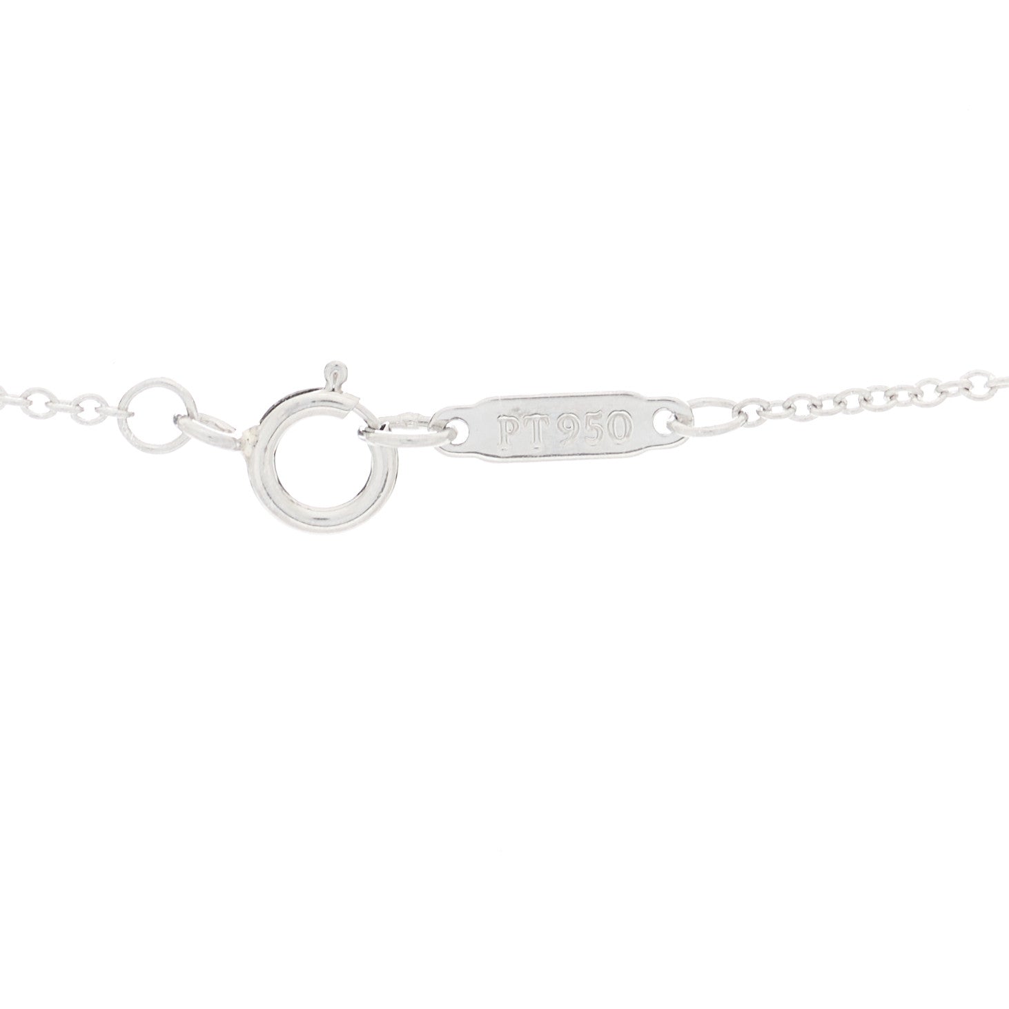 Tiffany Platinum Diamond Small Paper Flowers Pendant Necklace 3 of 5