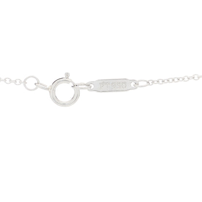 Tiffany Platinum Diamond Small Paper Flowers Pendant Necklace 3 of 5