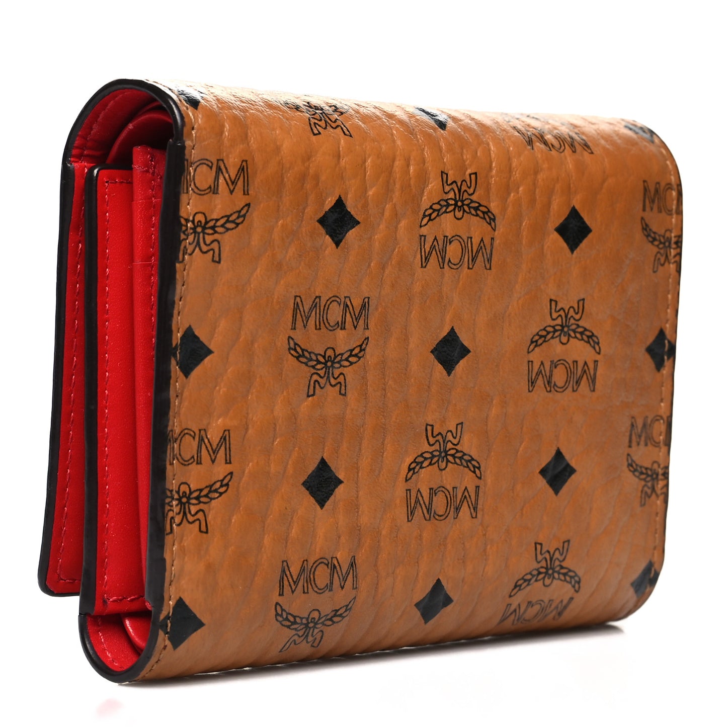 Visetos Trifold Wallet Cognac