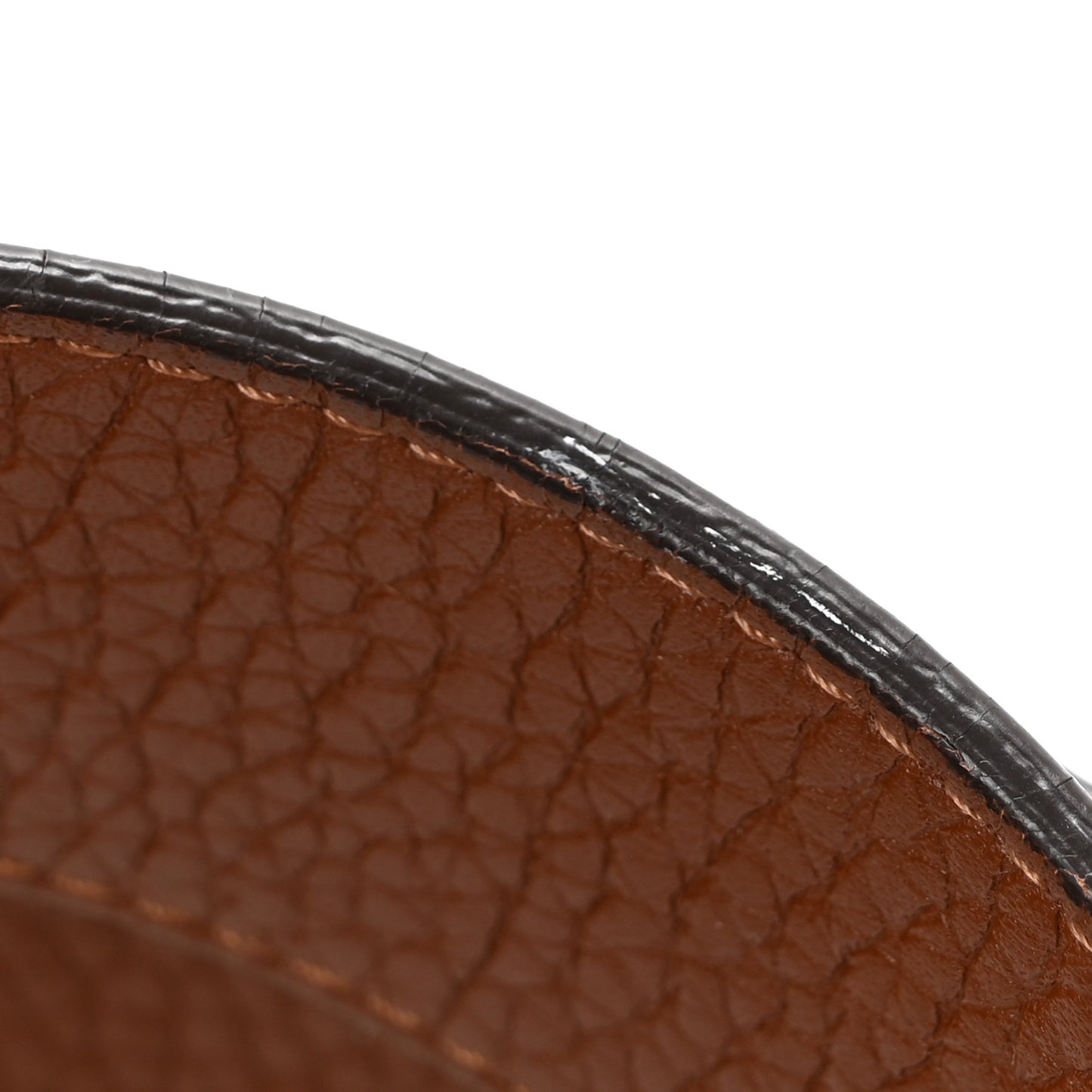 Taurillon Calfskin 30mm LV Initiales Reversible Belt 95 38 Brown Dark Brown