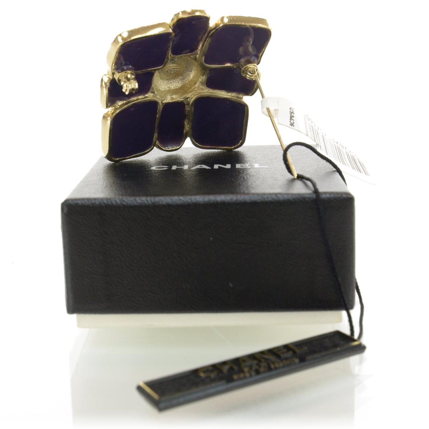 CC Brooch Purple Gold