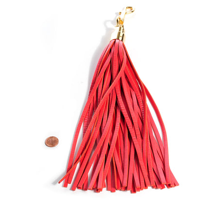 Louis Vuitton Rainbow Bag Charm Large Tassel Red 3 of 5