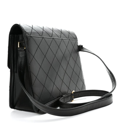 Chanel Lambskin Quilted Single Flap Black 2 of 9