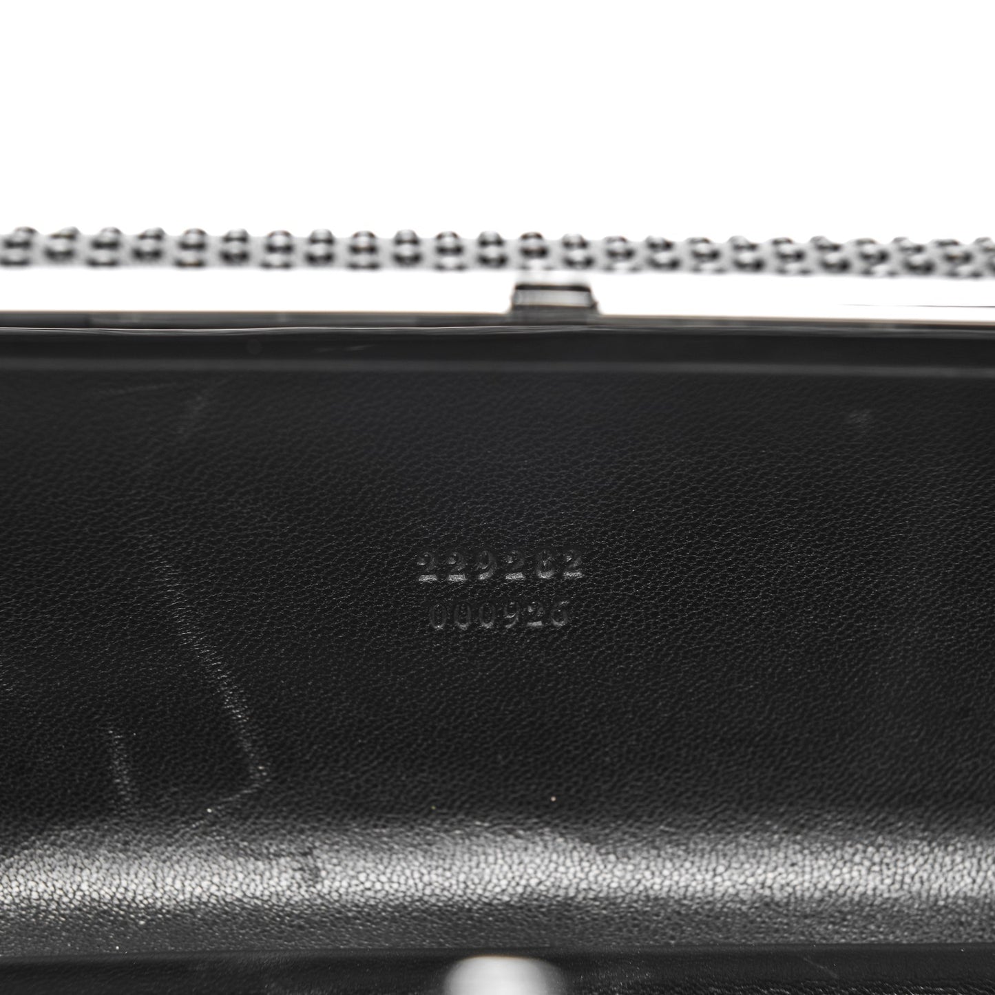 Studded Knucklebox Clutch Black