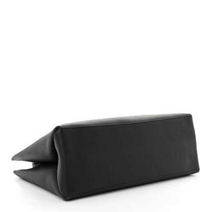 Louis Vuitton Grained Calfskin Lockme Shopper Black 4 of 10