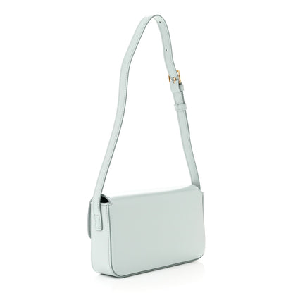 Celine Shiny Calfskin Triomphe Shoulder Bag Soft Blue 3 of 11