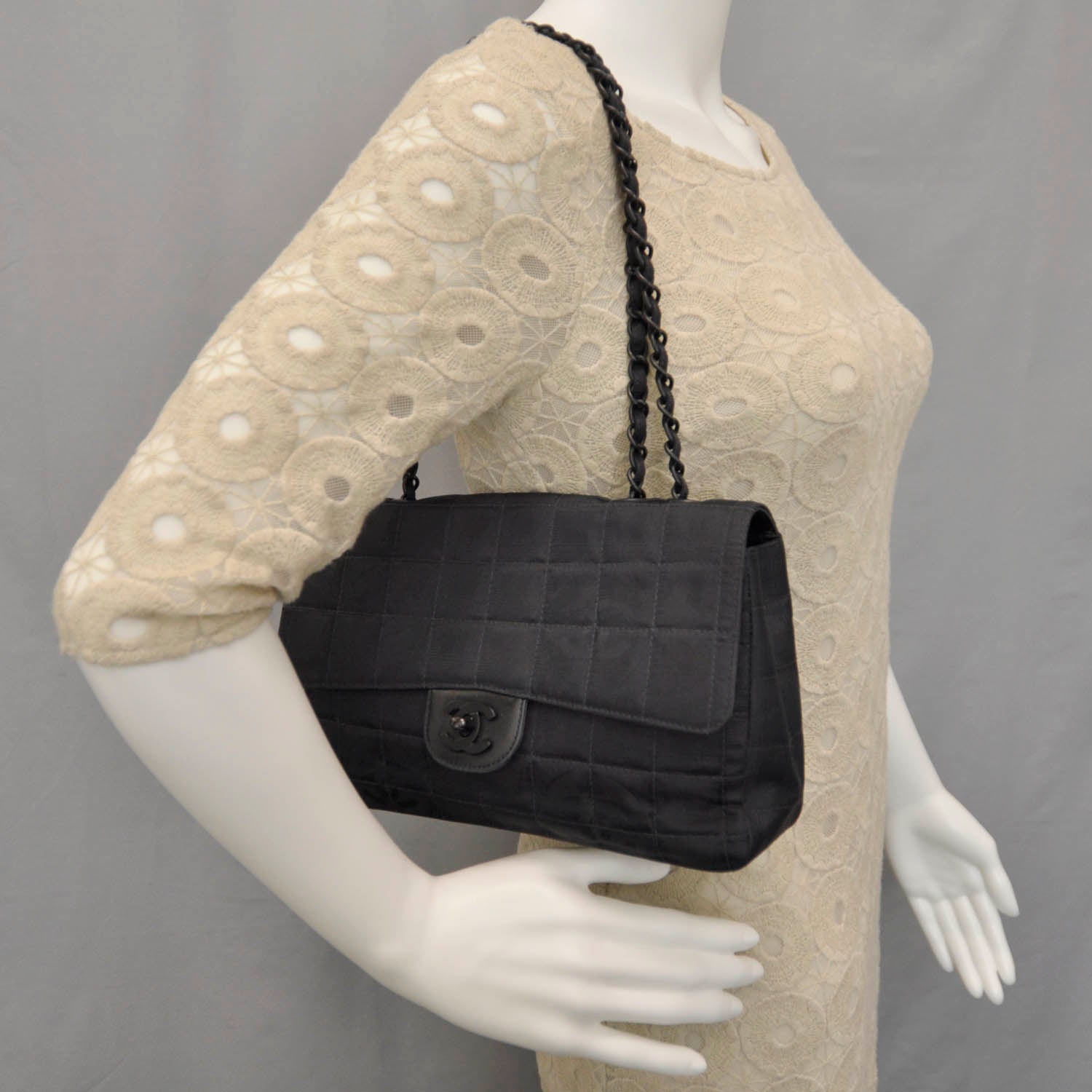 Chanel Nylon Travel Flap Black 2 of 10