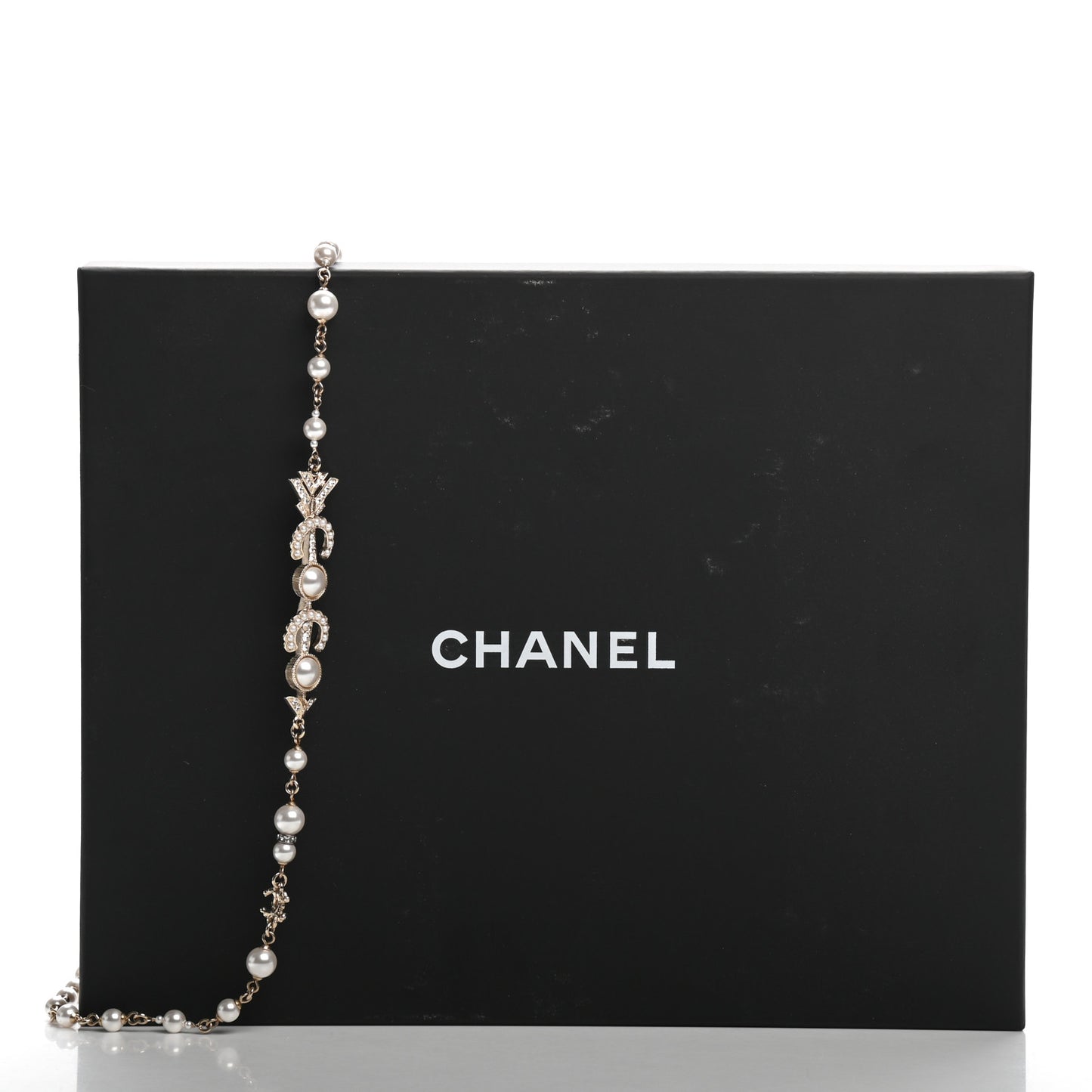 Pearl CC Coco Necklace Gold
