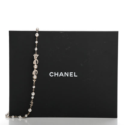 Chanel Pearl CC Coco Necklace Gold 5 of 5