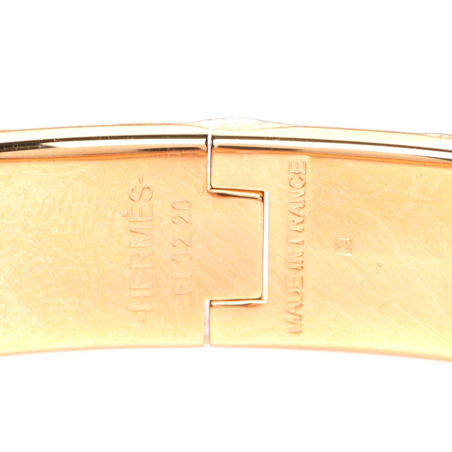 Enamel Narrow Clic Clac H Bracelet PM Black