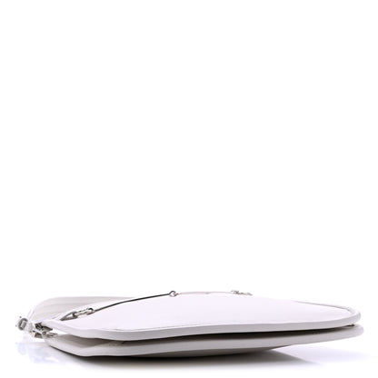 Gucci Calfskin Horsebit Slim Shoulder Bag White 14 of 19