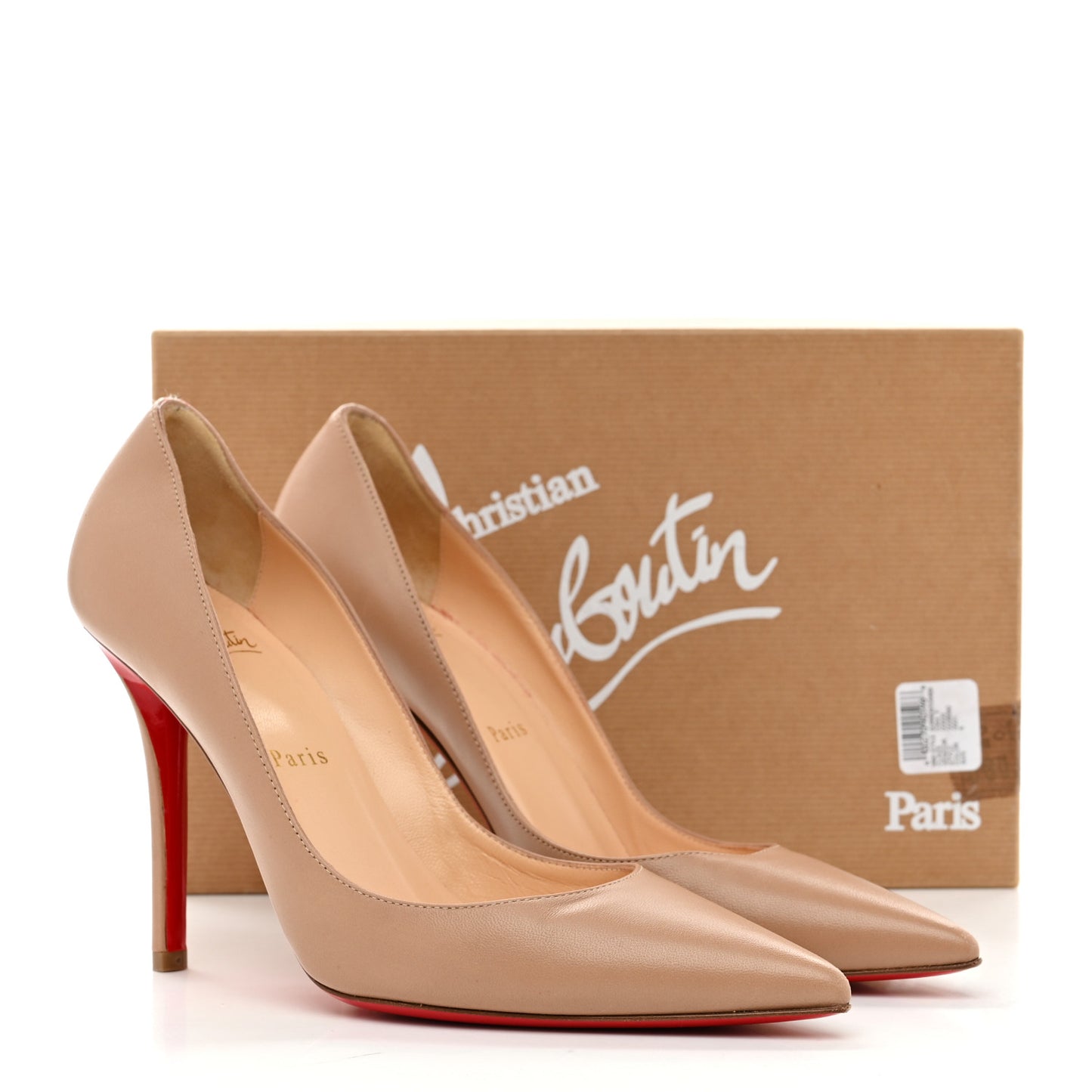 Nappa Apostrophy 100 Pumps 38 Nude
