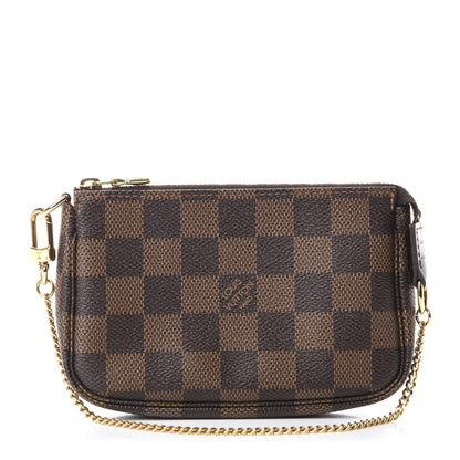 Louis Vuitton Damier Ebene Mini Pochette Accessories 1 of 8