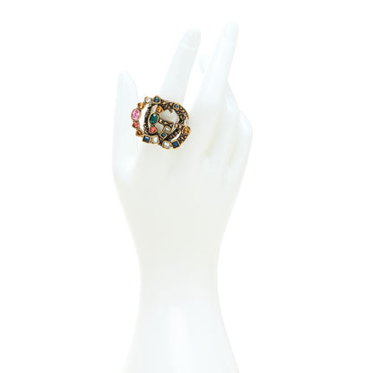 Gucci Crystal Double G Ring M Multicolor 2 of 6