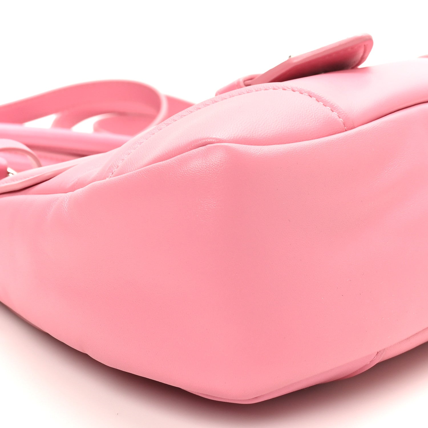 Prada Nappa Soft Padded Re-Edition 2002 Moon Bag Geranio 8 of 9