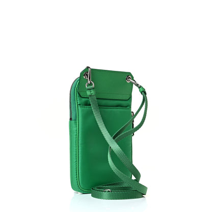 Prada Tessuto Nylon Phone Case Crossbody Bag Menta 2 of 6