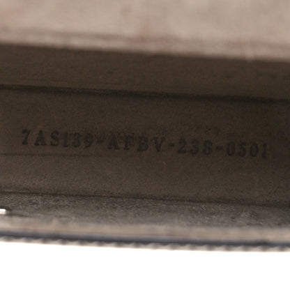 Fendi Recycled Fabric Jacquard Vitello King FF 1974 Baguette Soft Trunk Phone Pouch Tobacco Moro Sand 7 of 10