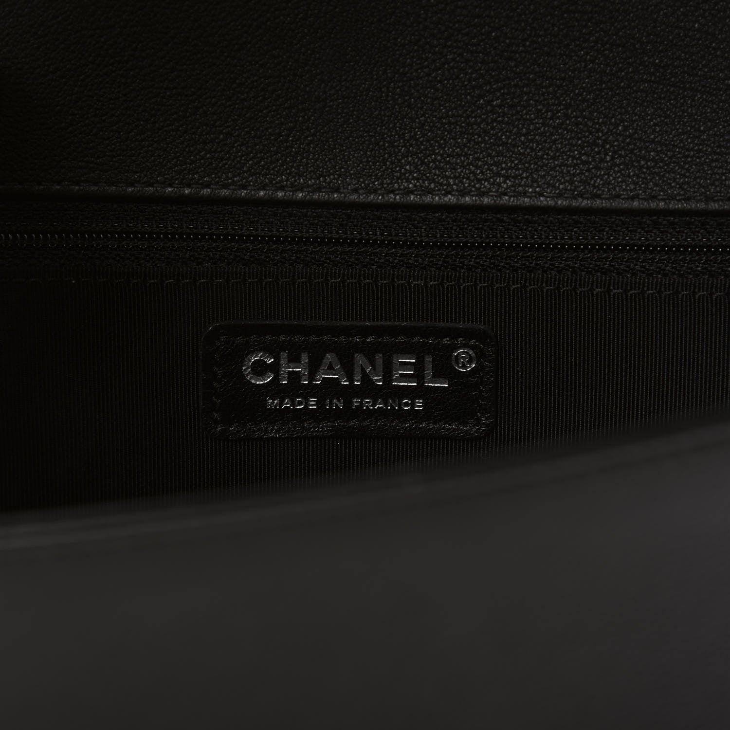 Chanel Grained Calfskin Quilted New Medium Boy Flap Black 8 of 11