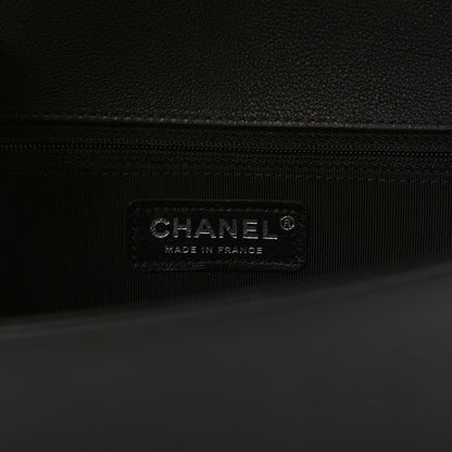 Chanel Grained Calfskin Quilted New Medium Boy Flap Black 8 of 11
