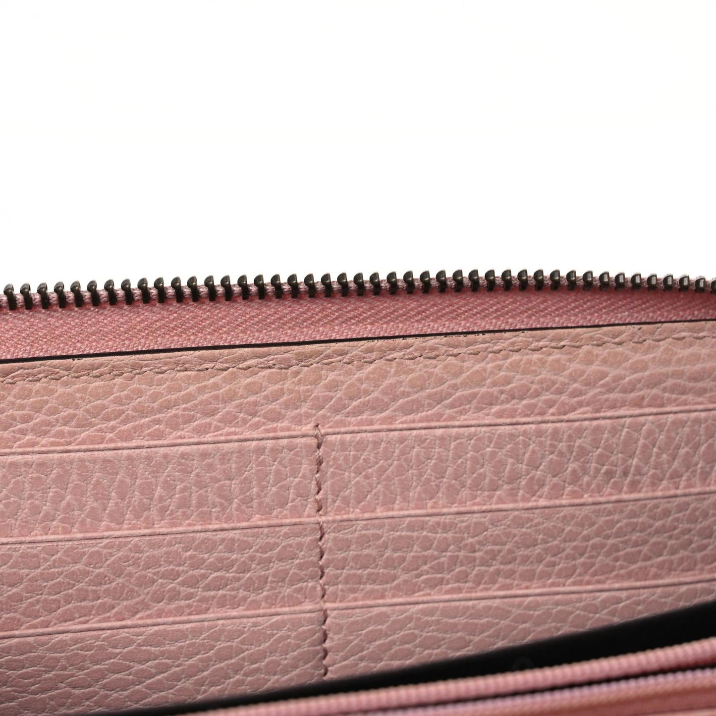 Calfskin Butterfly Farfalla Zip Around Wallet Perfect Pink