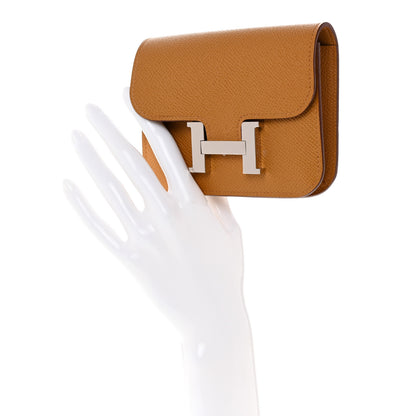 Hermes Epsom Constance Slim Wallet Sesame 3 of 9