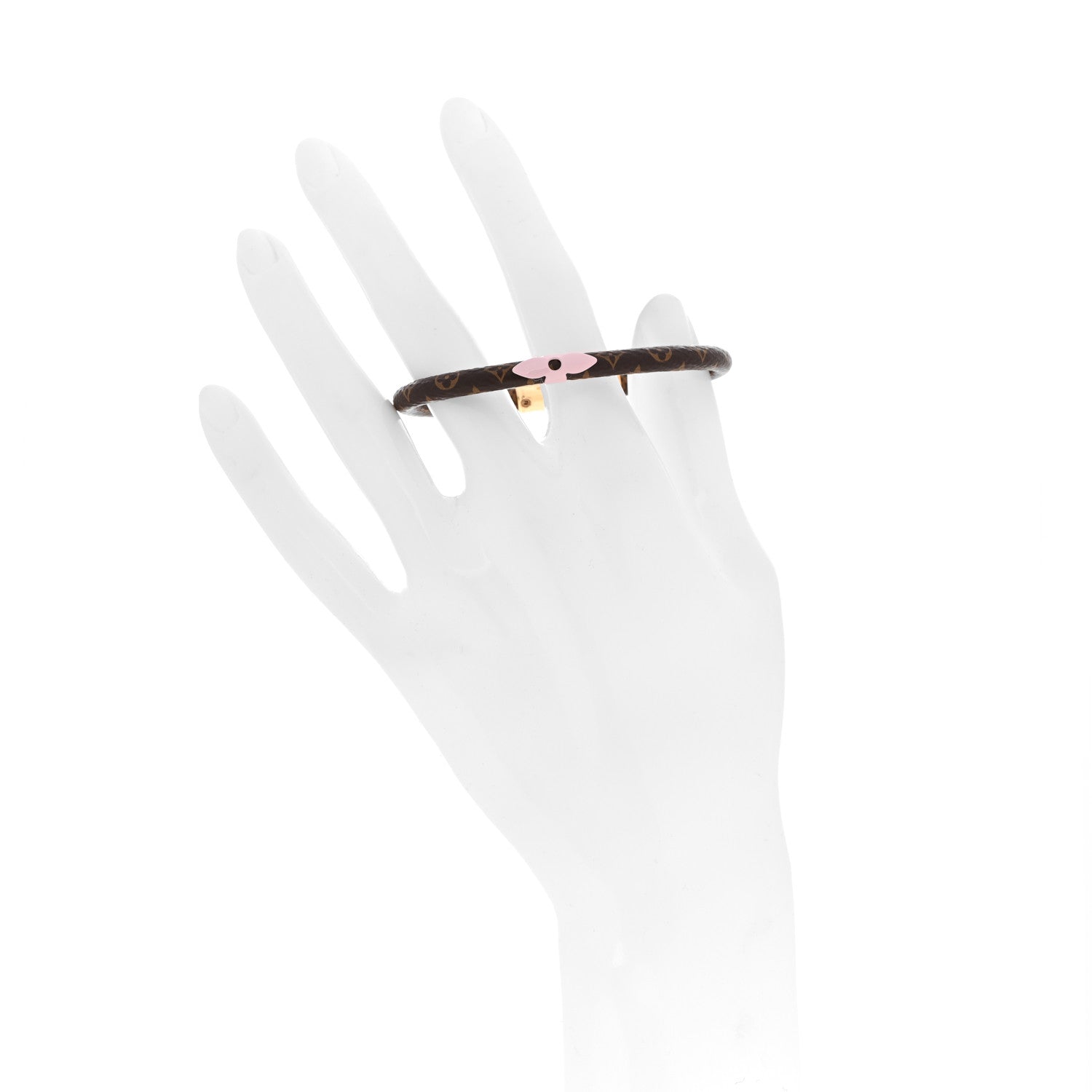 Louis Vuitton Monogram Daily Confidential Bracelet 17 Rose Ballerine 2 of 5